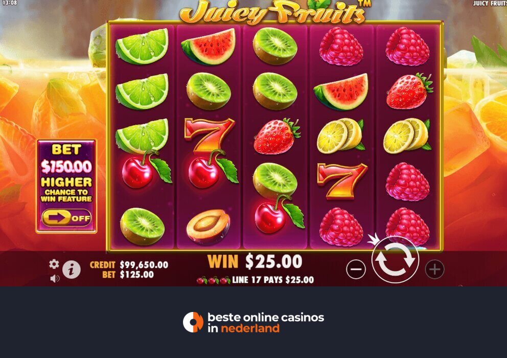 Top 3 fruitautomaten in Nederlandse online casino's