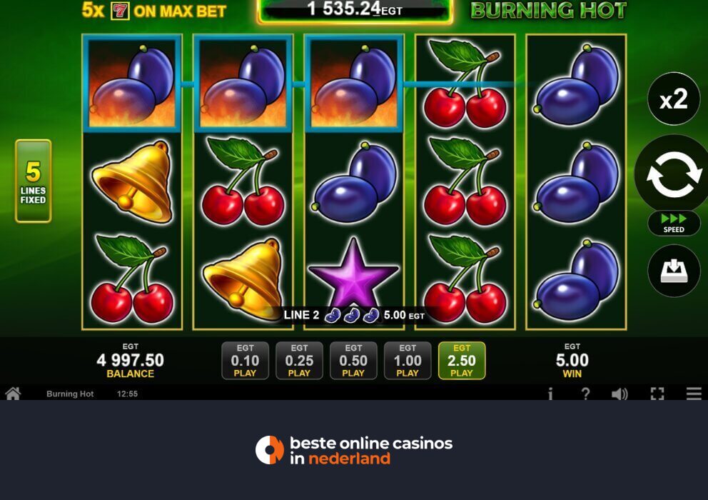 Burning Hot Gratis Spelen