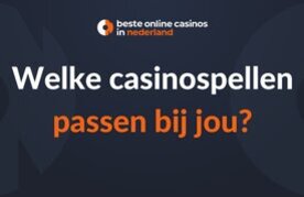 Online casino games selecteren