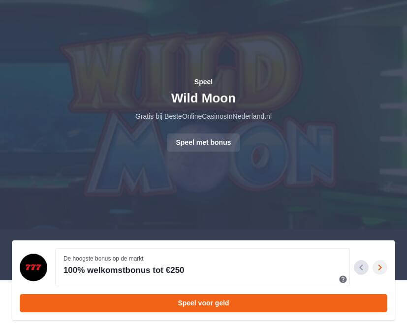 Wild Moon Gratis Demo