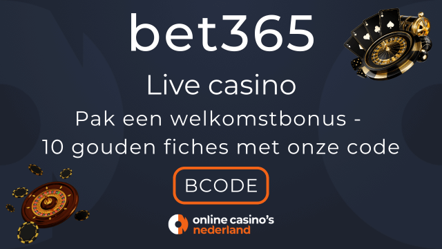 live casino bonus van bet365 ontvangen