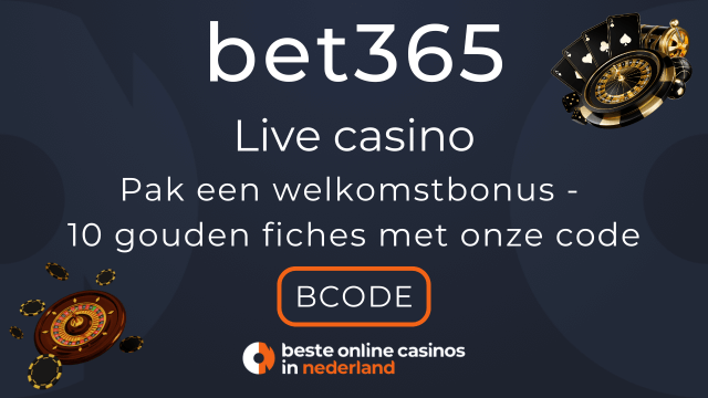 live casino bonus van bet365 ontvangen