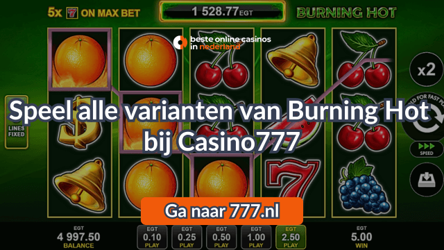 burning hot tips en uitleg