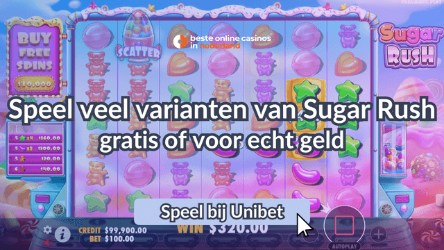 sugar rush gratis gokkast