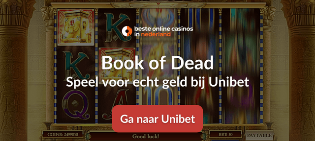 book of dead gokkast voor echt geld in nederland